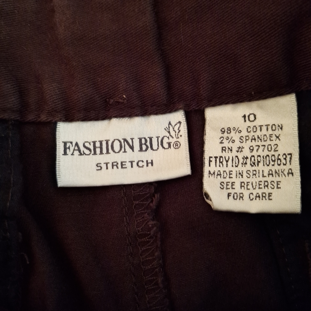 Fashion Bug Women's Dark Brown Bermuda Shorts Casual Style - Picture 5 of 7